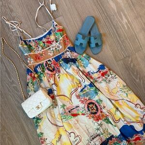 Christian Lacroix Multicolor Floral Dress